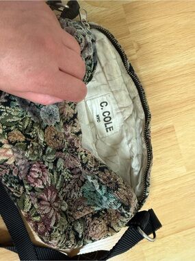 C. Cole NYC Floral Tapestry Crossbody Bag in Multicolor